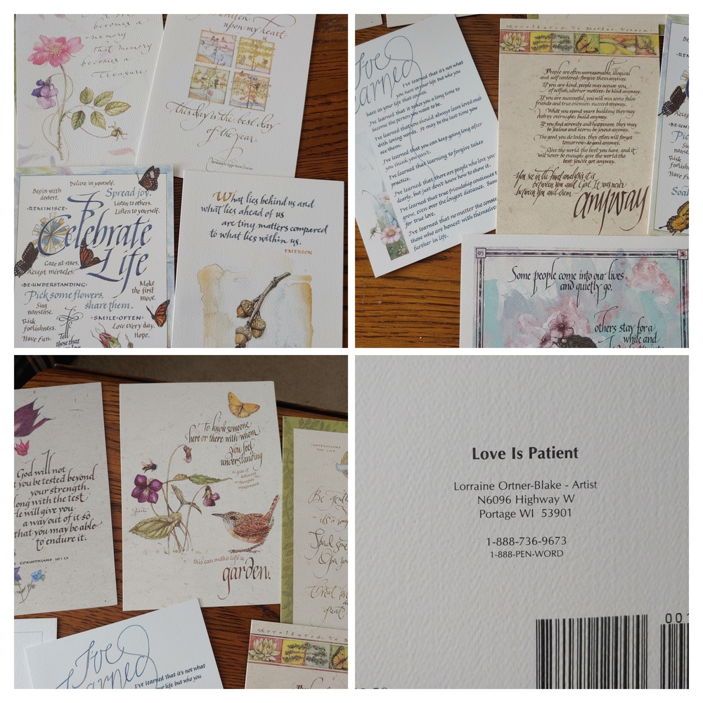 Note Card Set Lorraine Ortner-Blake Design Set Of 13 Blank Inside